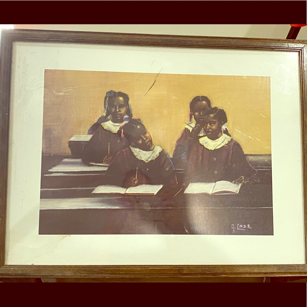 African American Little Girls in school